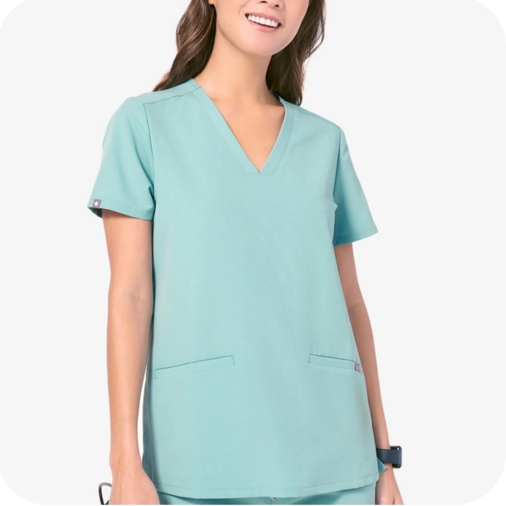 FIGS Sea Glass Medium Scrubs Set - Never Worn